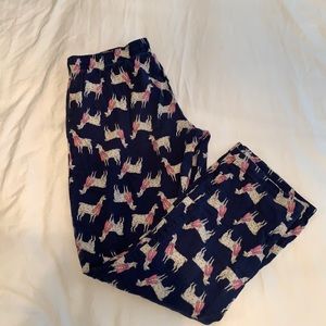 old navy llama pajama pants